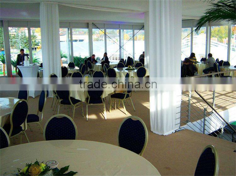 Luxury multi-level structure wedding events tent with lighting for sale