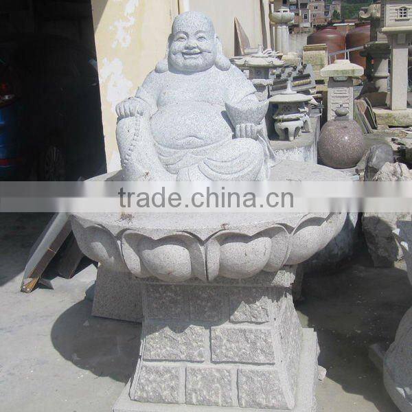 Langhing stone buddha statues for hot sale