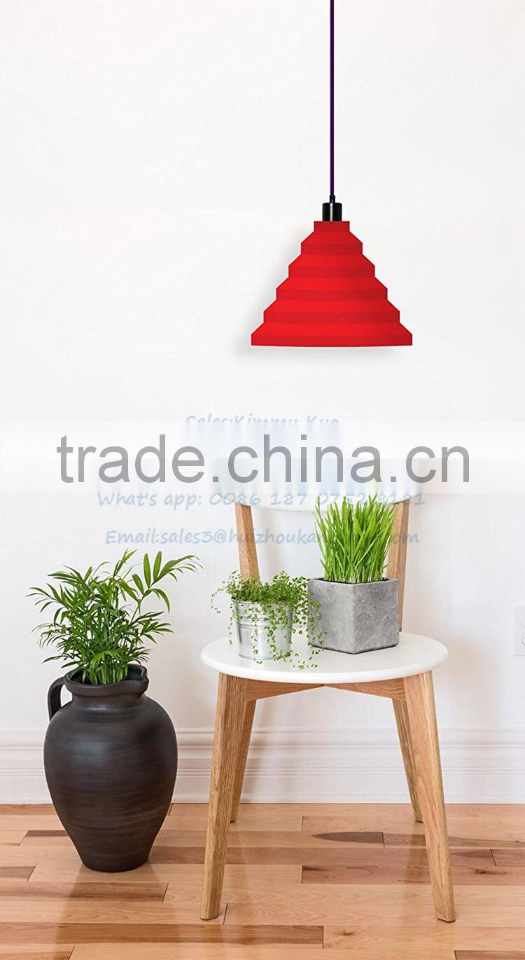 Pendant lights LED lampshade silicone lampshade frames