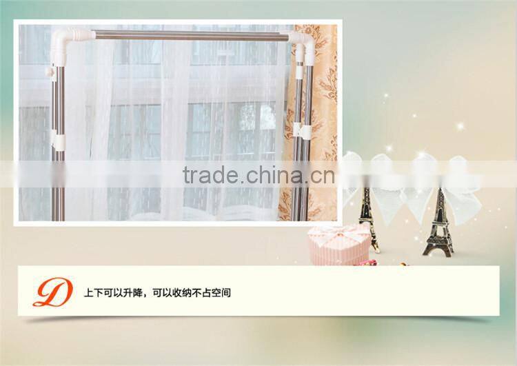 double pole heavy loading callapsible drying rack and clothes rack