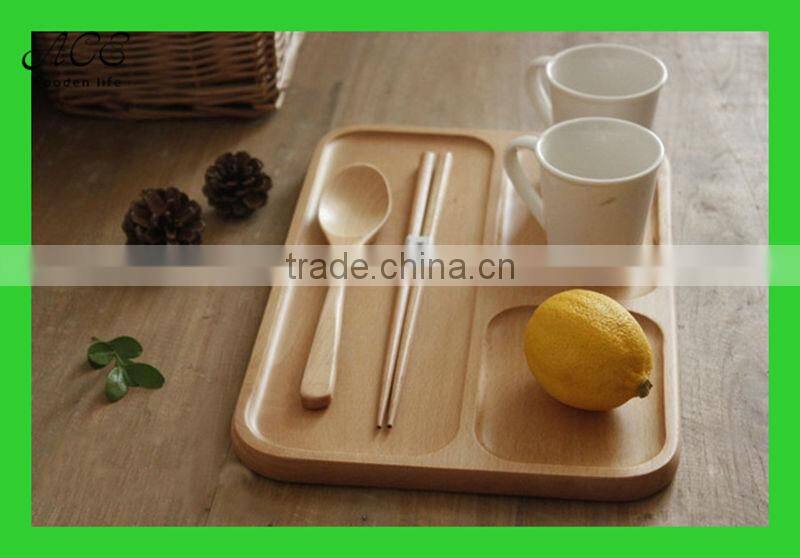 Custom rectangle wood plate