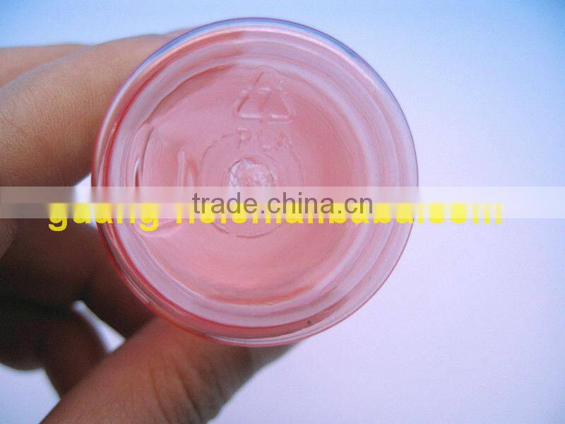 50ml environmental friendly airless transparent colorful plastic Cosmetic PLA bottle - 100% compostable