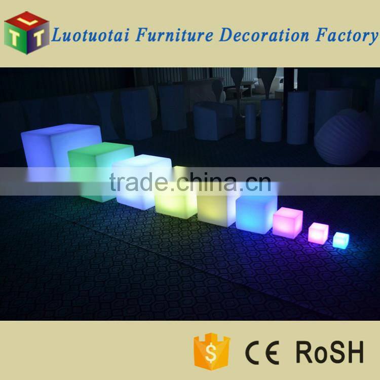 Led round stool/for outdoor used waterproof IP65 RGBW color change led chair