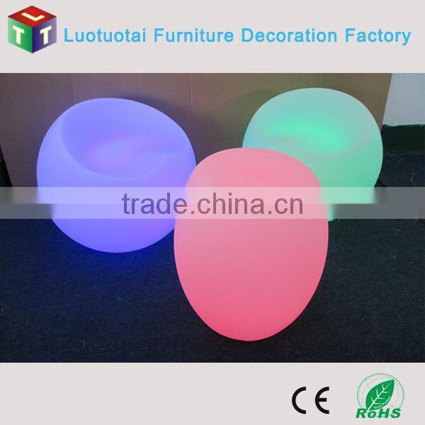 waterproof outdoor furniture led stool light garden decoration
