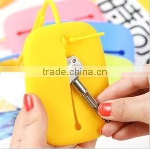 Mini Good Selling Silicone Wallet/silicone ladys purse