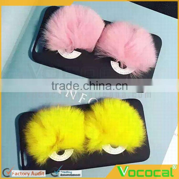 Cute Big Eyes Style Plush Case for iPhone 6 Plus / 6S Plus 5.5 Inch