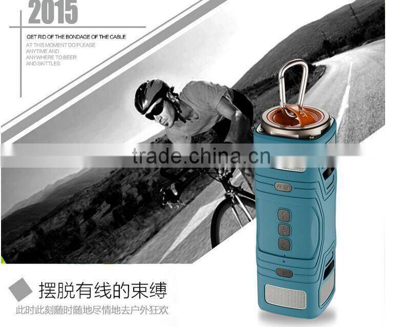 2015 High Quality Bestselling Bluetooth speaker Rider Ear God Outdoor LED Dustproof Waterproof Speaker Hands free Speaker