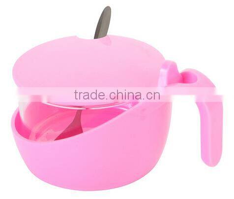 New Arrival Colorful With Cover Spoon Plastic Soy Saucet Condiment
