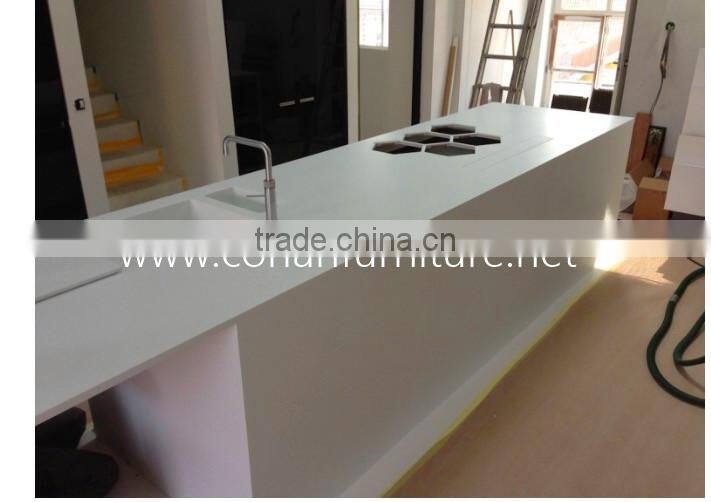 Very nice new design corian built kitchen cabinets