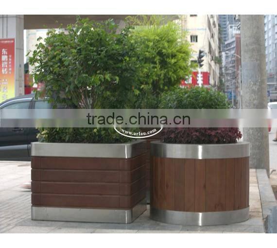 Arlau large decorative flower pots, corner planter