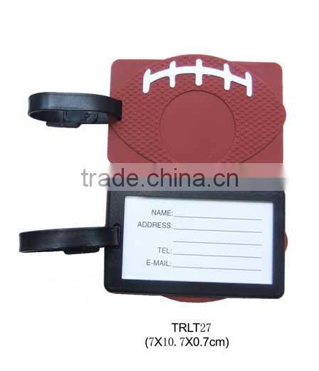 Travel Business ID PVC Luggage Tag/Plastic Luggage Tag With Custom Design