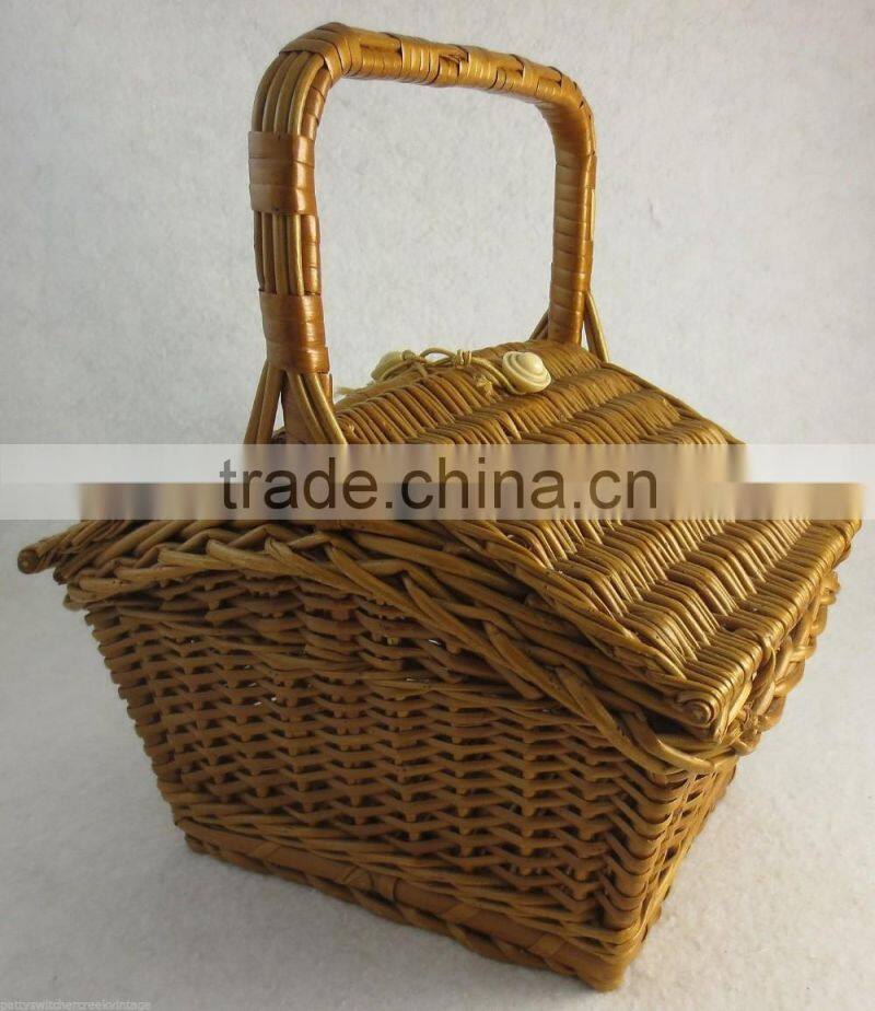 Homes Hand-Woven decoration picnic basket retail