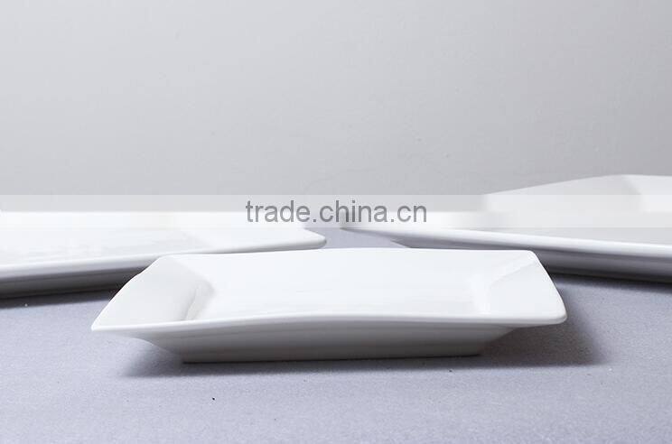china supplier hotel hall event restaurant white cheap round ceramic plate set