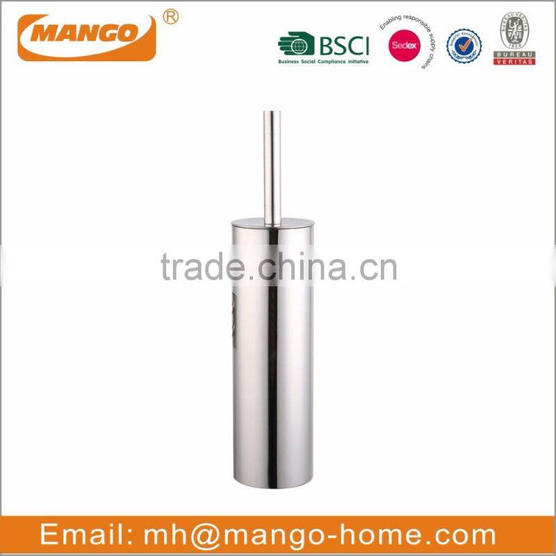 Unique Round Stainless Steel Toilet Brush