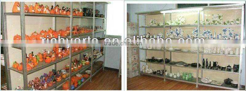 High white effect ceramic christmas decoration with LED light New item