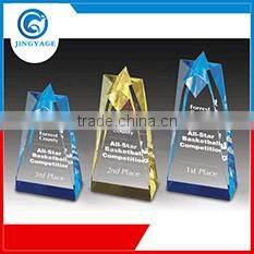 ISO 9001 Factory promotional polygon crystal trophy custom