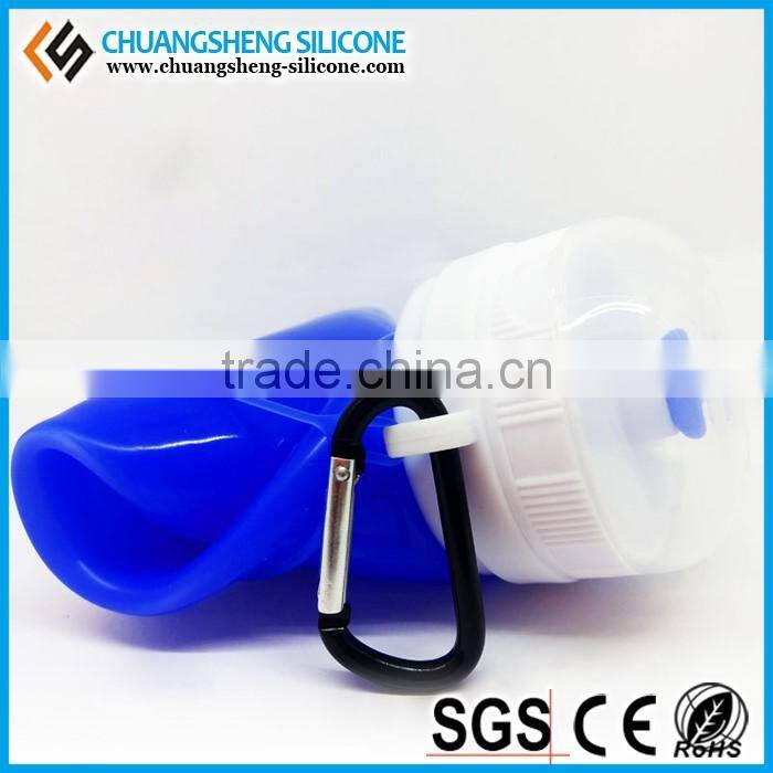 High-tempreture bare Silicone Foldable new water bottles, sports water container