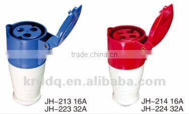 male and female power industrial plug & socket outlet