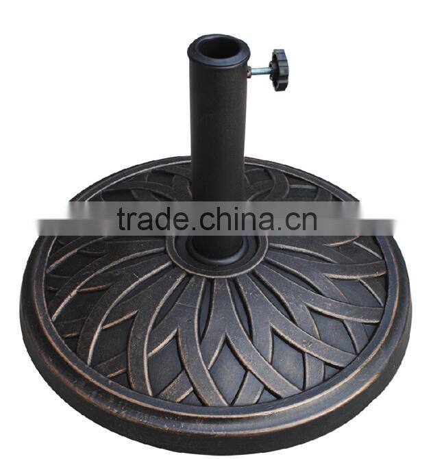 12KGS Patio New Round Resin Umbrella Base
