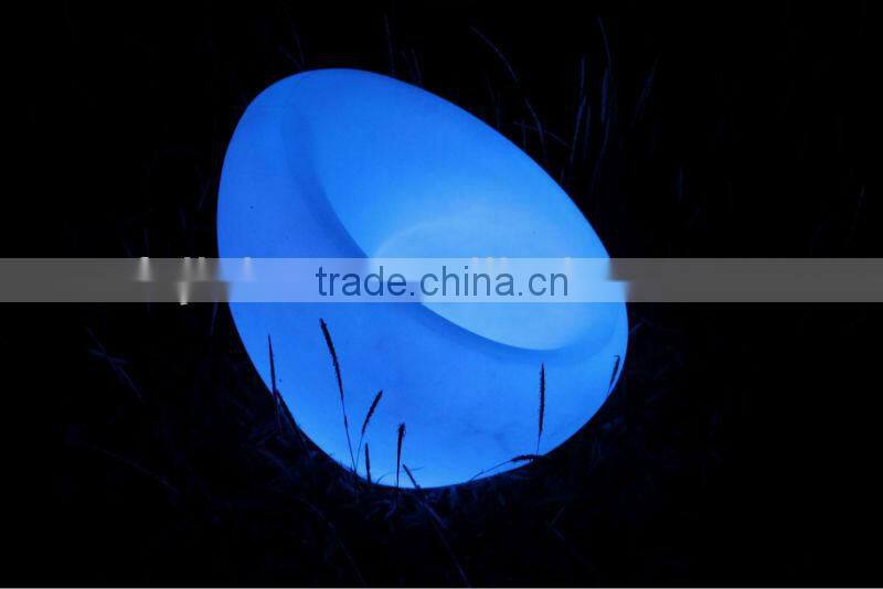 Poly Ethylene material outdoor LED sofa furniture