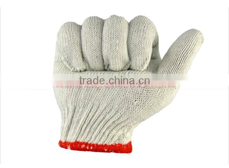Cotton safety gloves working gloves safety gloves work gloves knitted gloves, industrial gloves, garden gloves