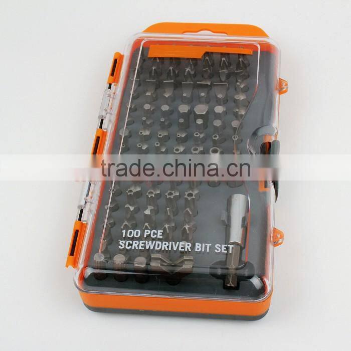100pcs screwdrivers set Slotted And Phillips screw driver star torx computer bits set