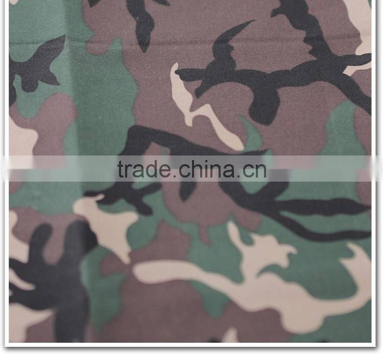Jungle camouflage military uniform fabric with high colorfastness durable material sale for army