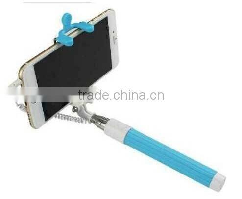 Mini flexible extendable hand held monopod Handheld selfie stick,wireless bluetooth selfie stick LS Eplus