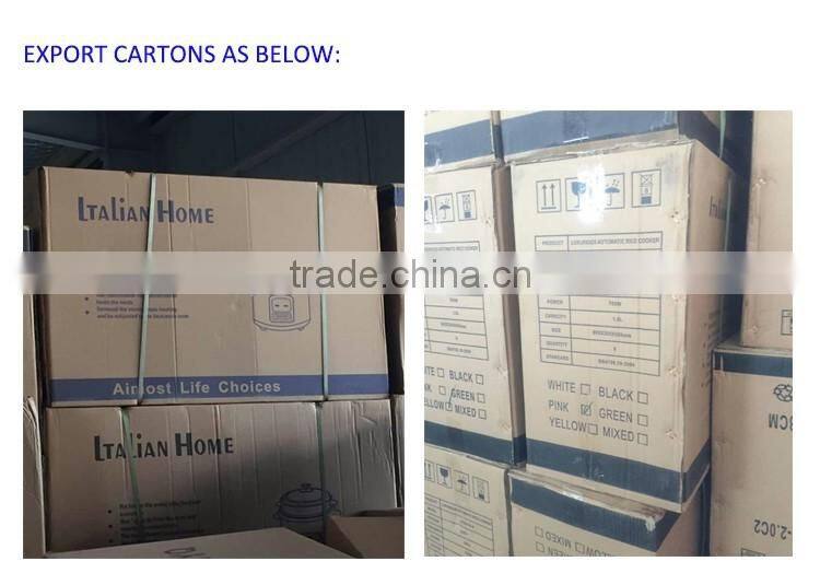 Hot sale high quality 500W 3L and 900W 5L electric rice cooker