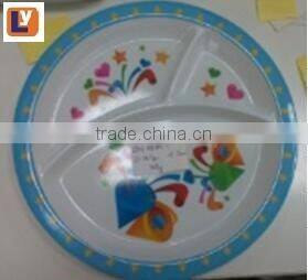 Melamine kids dinner plate