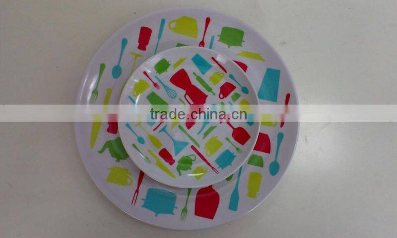 Colorful Melamine Plate Melamine Tableware
