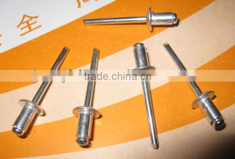 self-plugging aluminum blind rivet with factory price