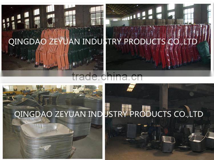 made in china different size wheelbarrow steel powder coating handle