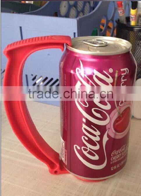 plastic cola can handle