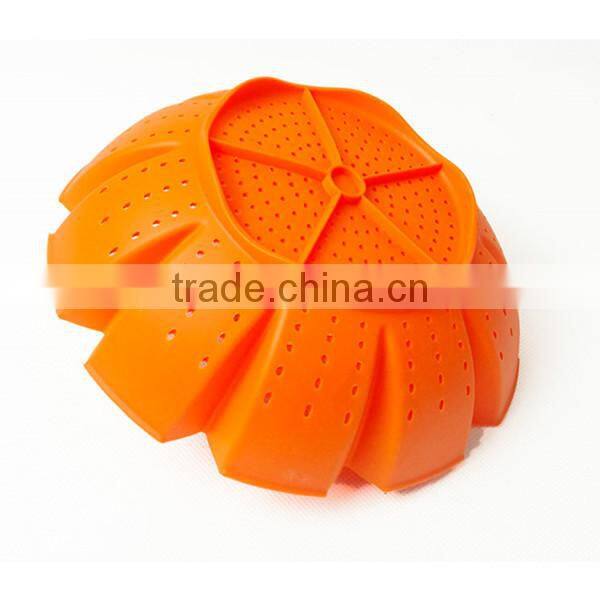 SS5014 silicone steamer basket