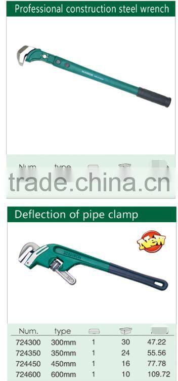 Customized Dipped Handle Heavy Duty Pipe Wrench
