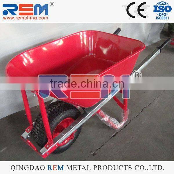 LANDSCAPE CONTRACTOR WIDE WHEEL NO FLAT TRADE WHEELBARROW