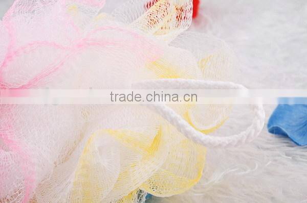 Nylon Made Scrub Mesh Net Bath Ball Cleaning Tool Soft Exfoliate Puff Sponge