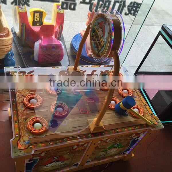 Coin operated kids tapping arcade ticket magic redemption game machine for sale