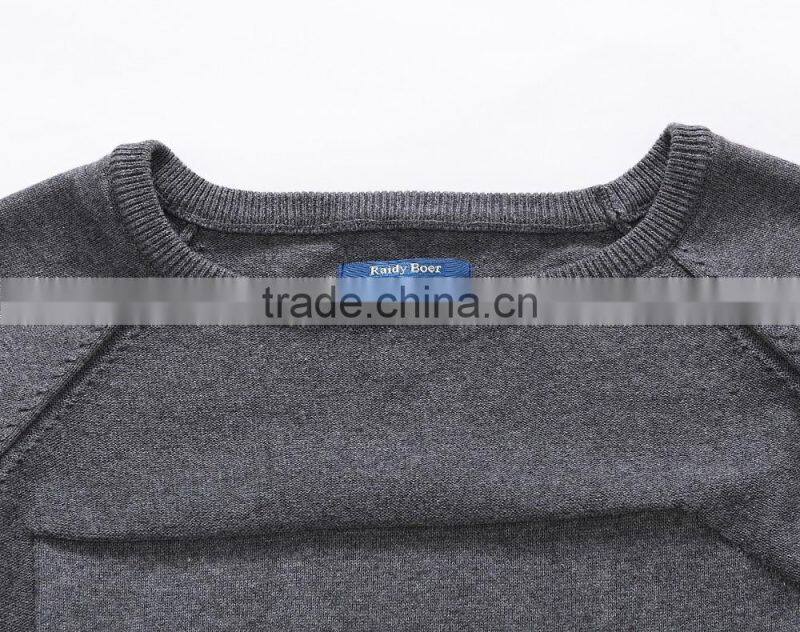 latest design men balnk knit sweater , wool pullover cardigan ,sweater man