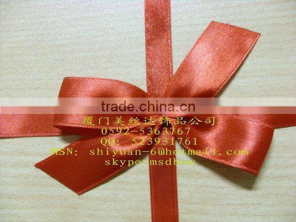 Holiday decorations ribbon flowers