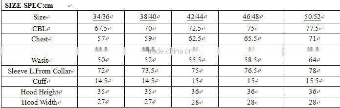 MJ-507 Lady's popular winter padding jacket