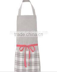 adult bib custom printing wholesale uniform for supermarket with functional pockets