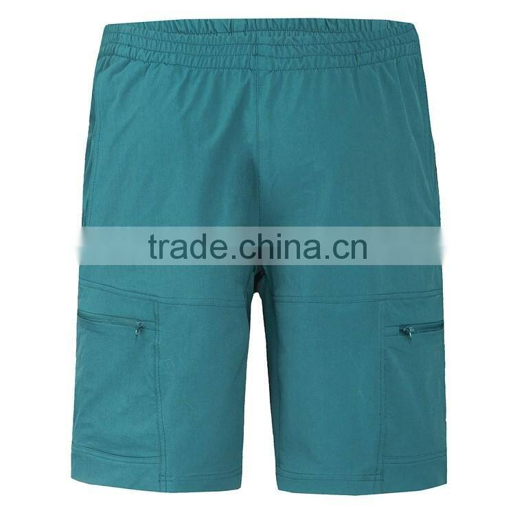 China factory high quality cotton and spandex run wear black plain quick dry men shorts