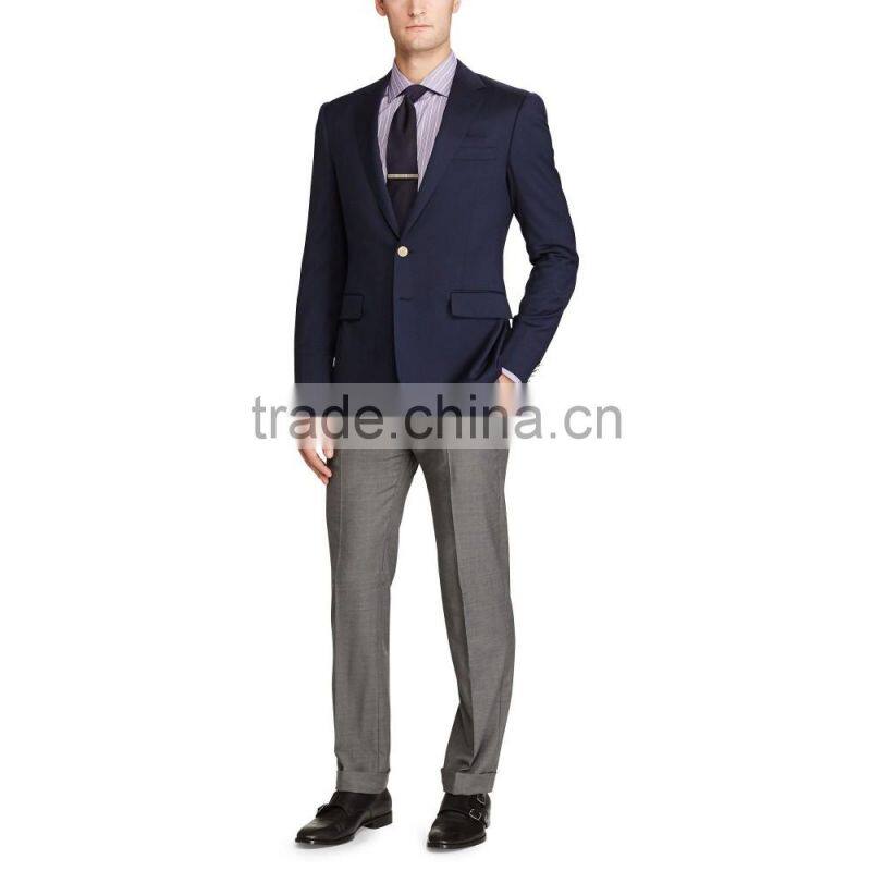 Latest design formal blazer casual new design coat pant men suit