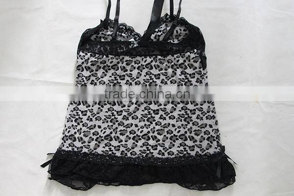 No cup top lingerie for sexy hot fashion show lingeire