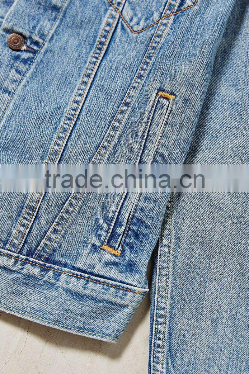 fashion mens classic denim jacket wholesale