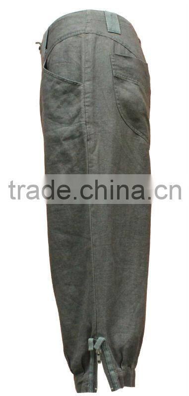 100% cotton leisure type sports half pants for laides