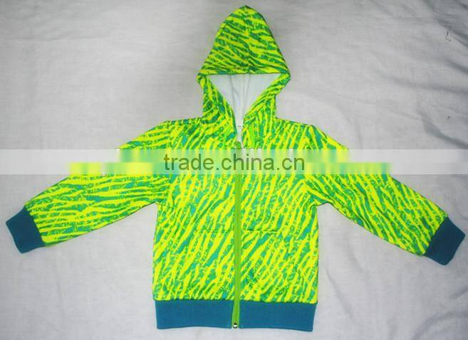 New Style professional 100% polyester fleece child wear 240g brushed inside