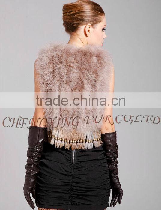CX-G-B-79A Turkey Feather Casual Dress